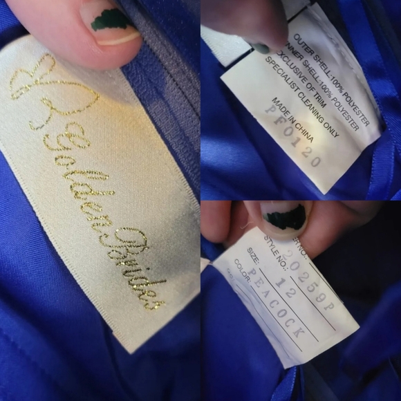 Golden Brides beaded bridesmaid/grad/prom dress - Picture 9 of 16